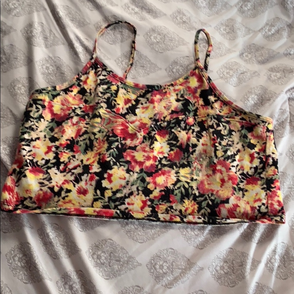 Floral crop top